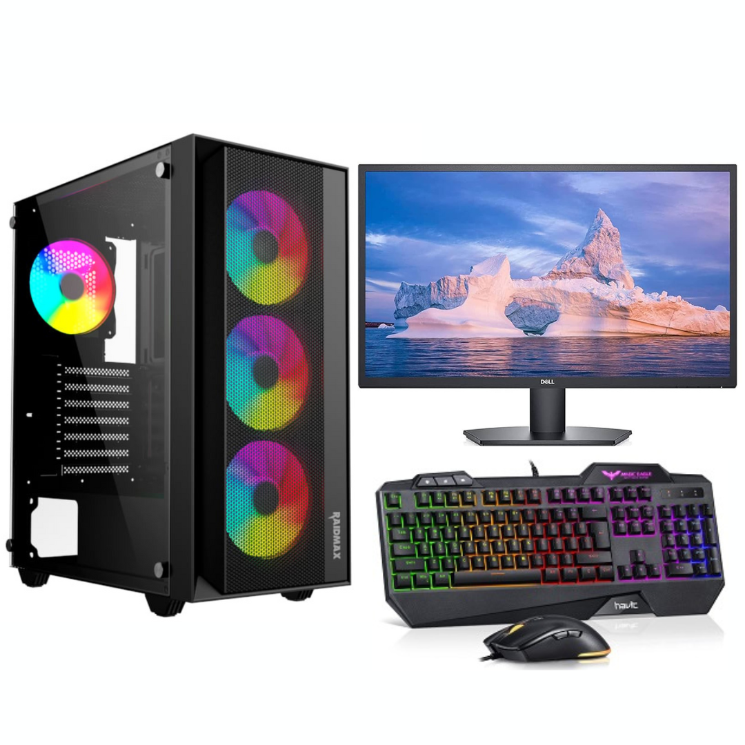 Grinder 3 Gaming PC | Intel Core i7-11700f@3.0GHz | Gigabyte z490 ud (MBT) | 16GB DDR4 | 512GB NVMe & 1TB SATA HDD | Miracle RTX 4060 8GB (GPU) | Windows 11 Pro